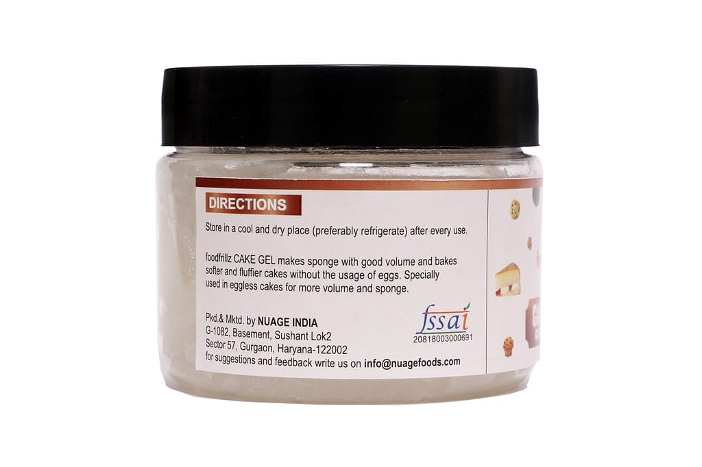 Foodfrillz Sponge Cake Gel, 200 g | Cake Improver for Making Fluffy and Soft Cakes view 2