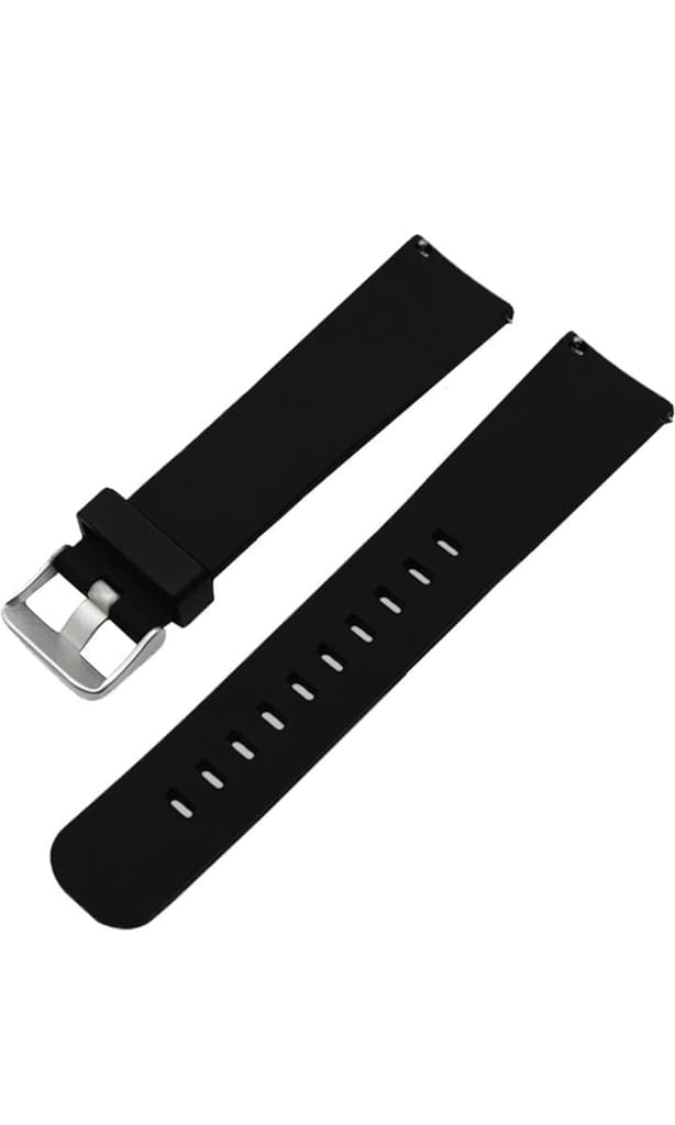 Exelent 20MM Silicone Strap Compatible with Amazfit GTS 2 Mini, Amazfit Bip/Bip U/Pro/Lite, Bip S, Amazfit GTS/ 2/2e, Samsung Galaxy Watch 4/ Watch 5 Compatible All 20MM Watches view 2