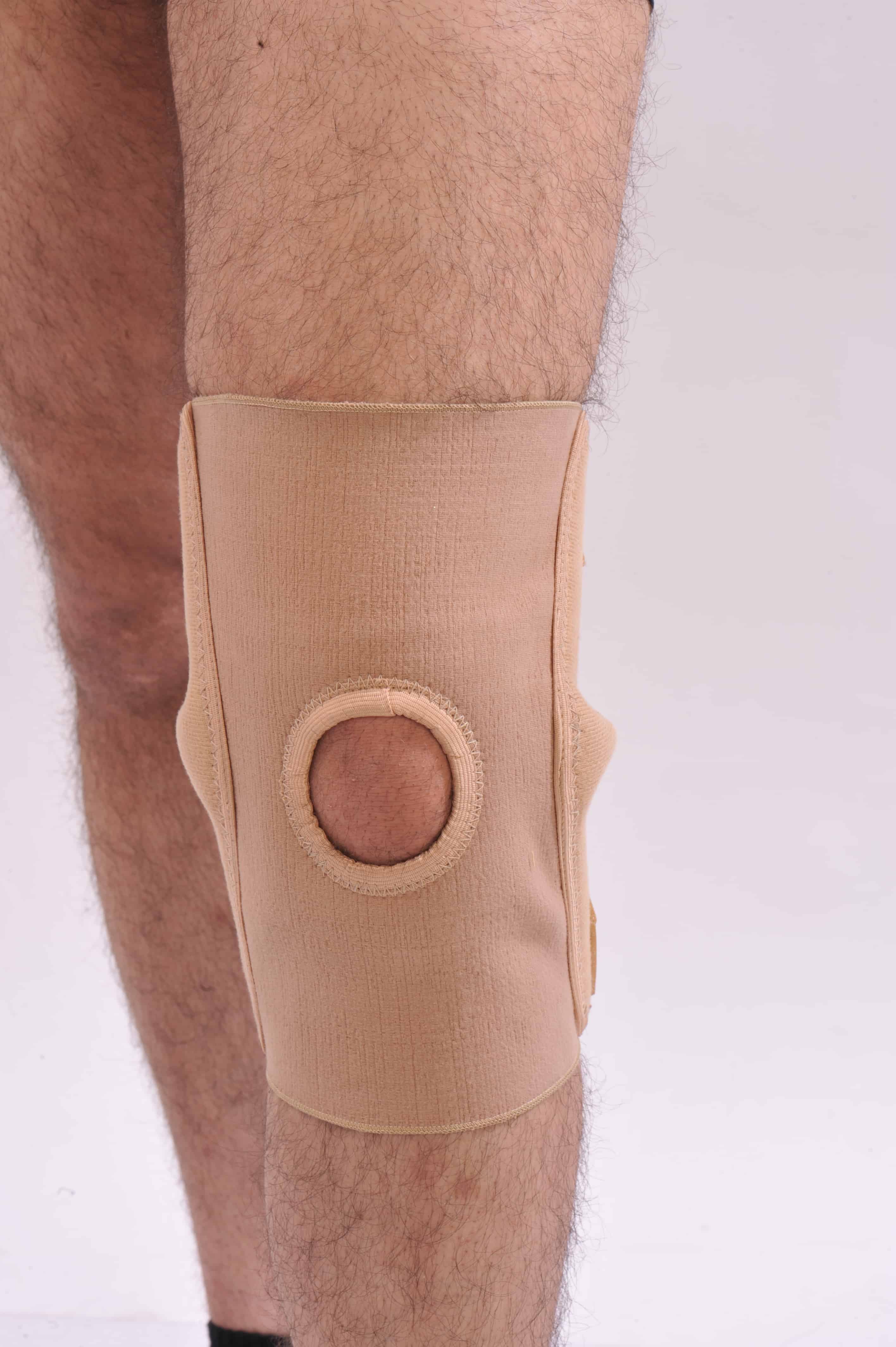 ELASTICATED KNEE SUPPORT WITH HINGES KA 7 Size S