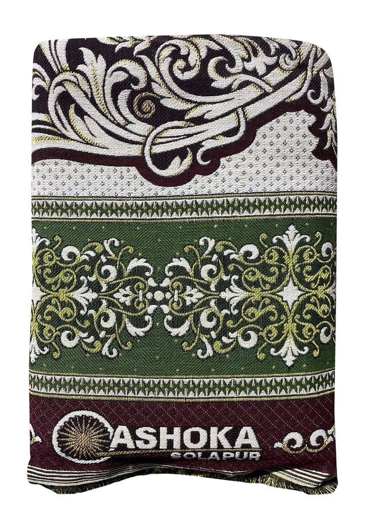 Mandhania Cotton Royal Daily Use Solapuri Chaddar (King Size- 7.5 X 9 ft) view 2