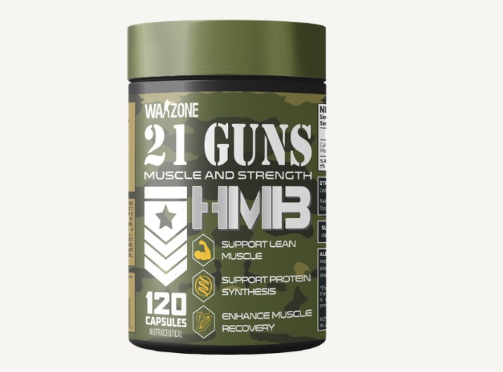 Warzone Nutrition I 21 Guns I Muscle & Strength I Support Lean Muscle I Support Protein Synthesis I Enhance Muscle Recovery I Nutraceutical I 120 Capsules