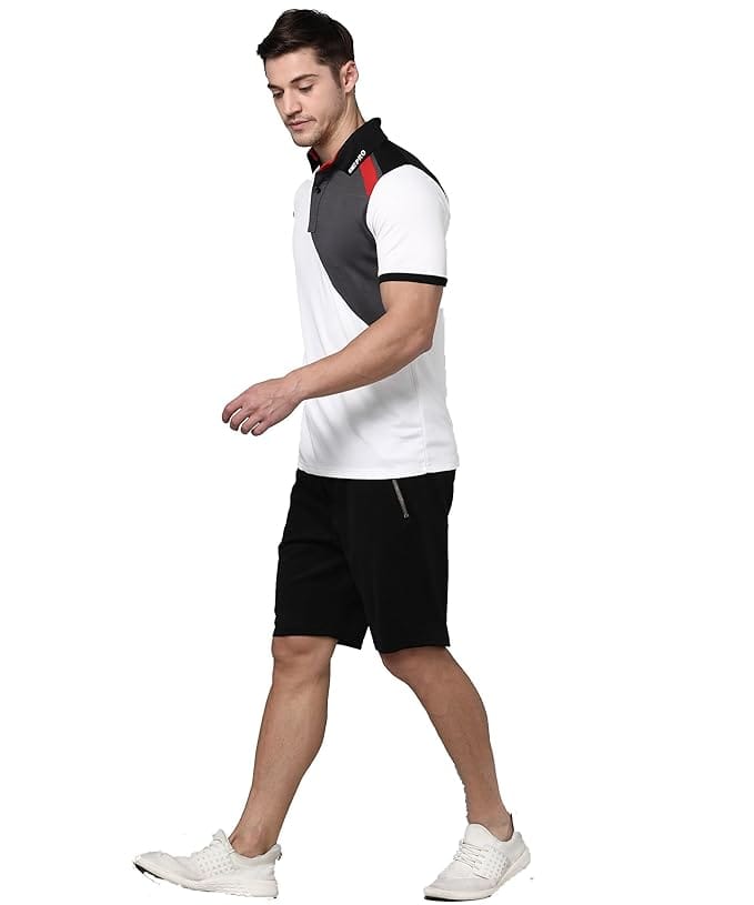 Bepro Men's Half Sleeve Polo T-Shirt with Collar and Button view 2