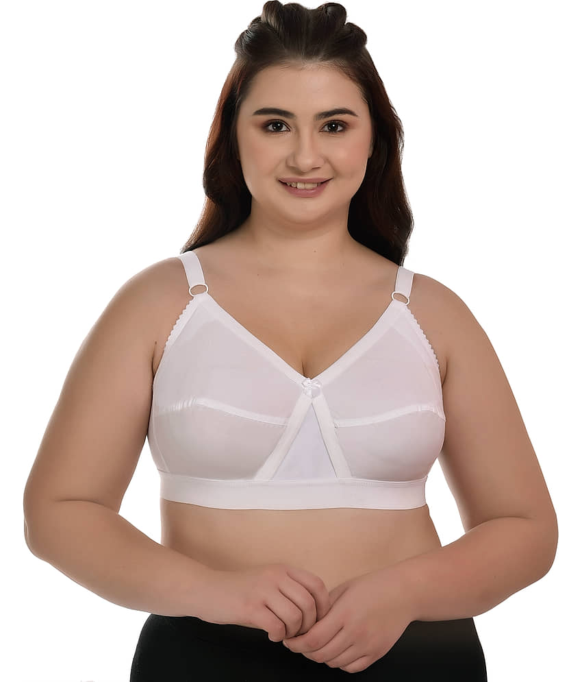 Elina Pack of 1 Cotton Non Padded Minimizer Bra For Women ( Black )