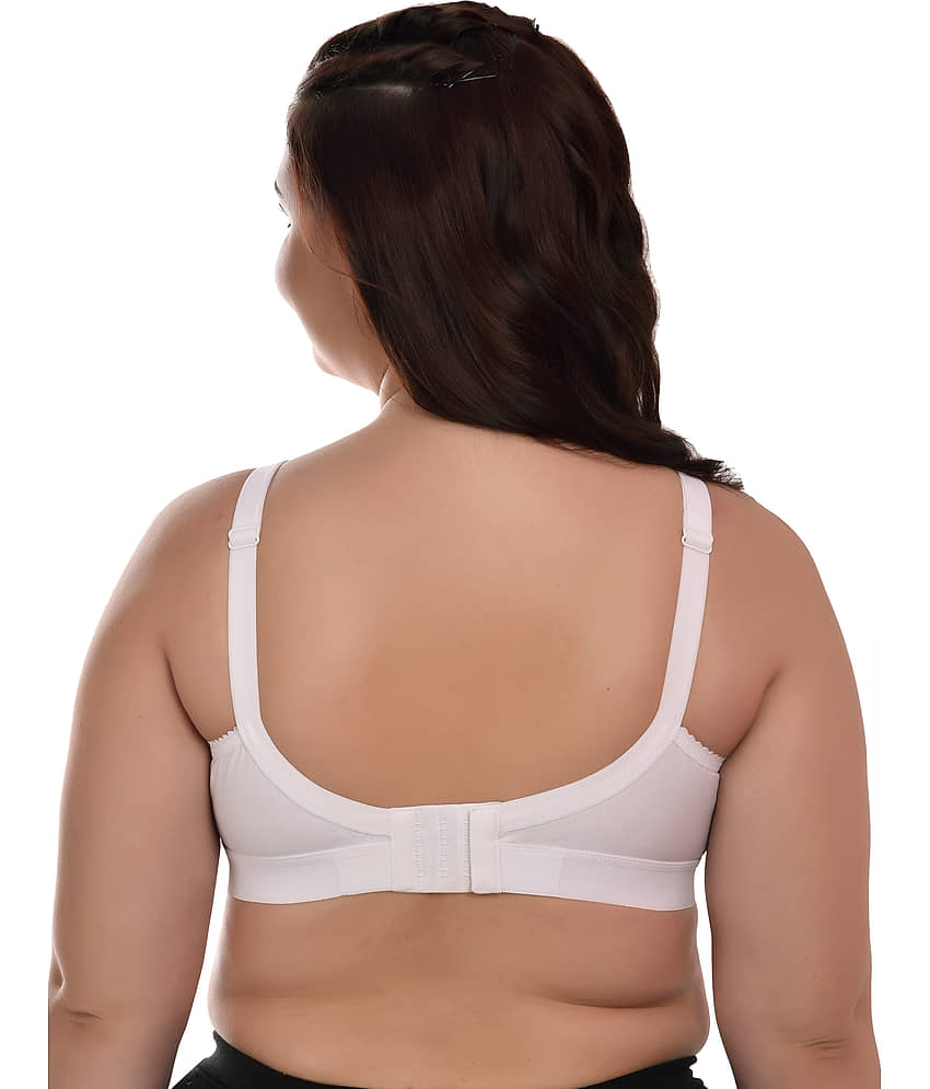 Elina Pack of 1 Cotton Non Padded Minimizer Bra For Women ( Black ) view 2