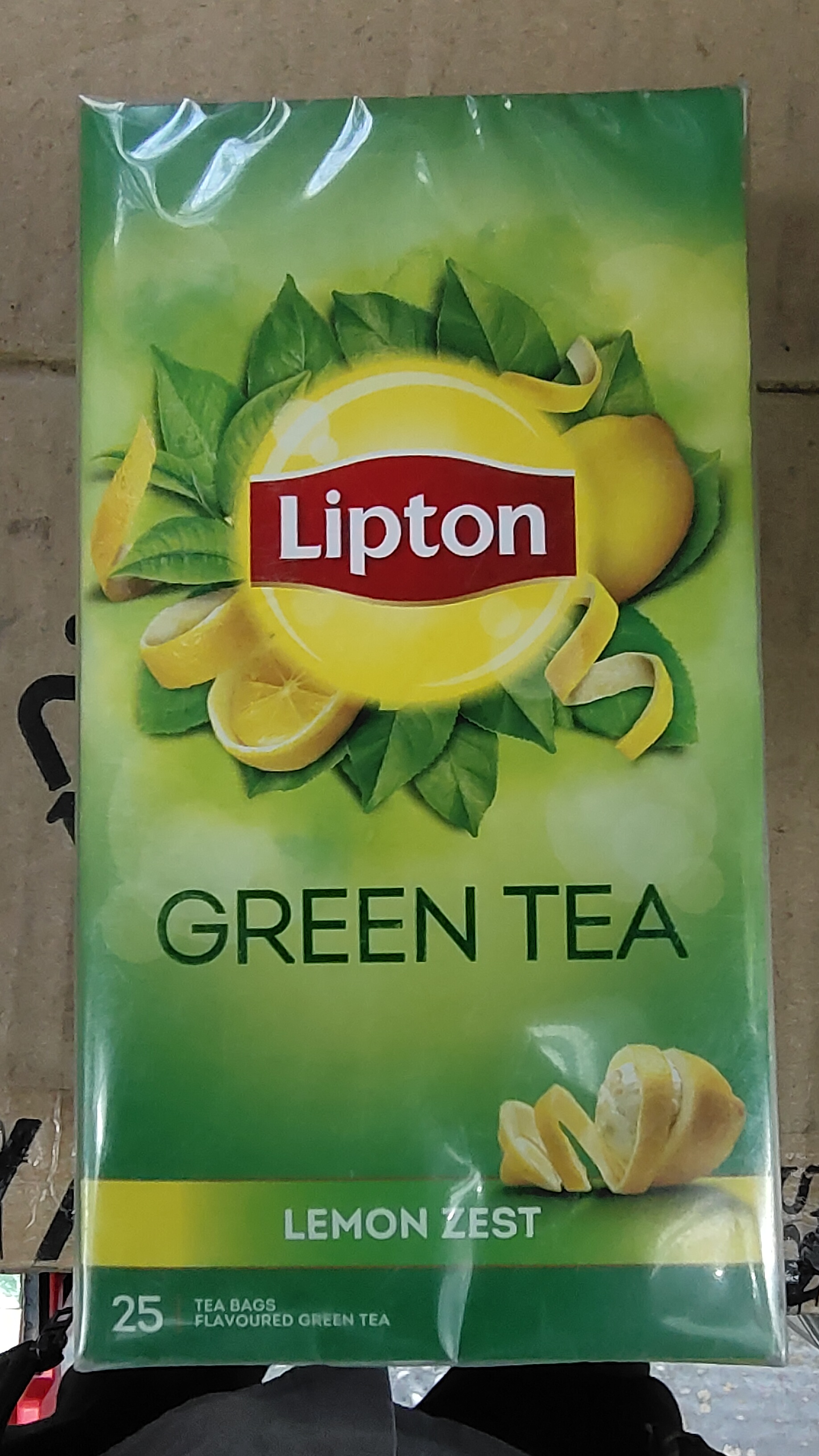 Lipton green tea lemon zest
