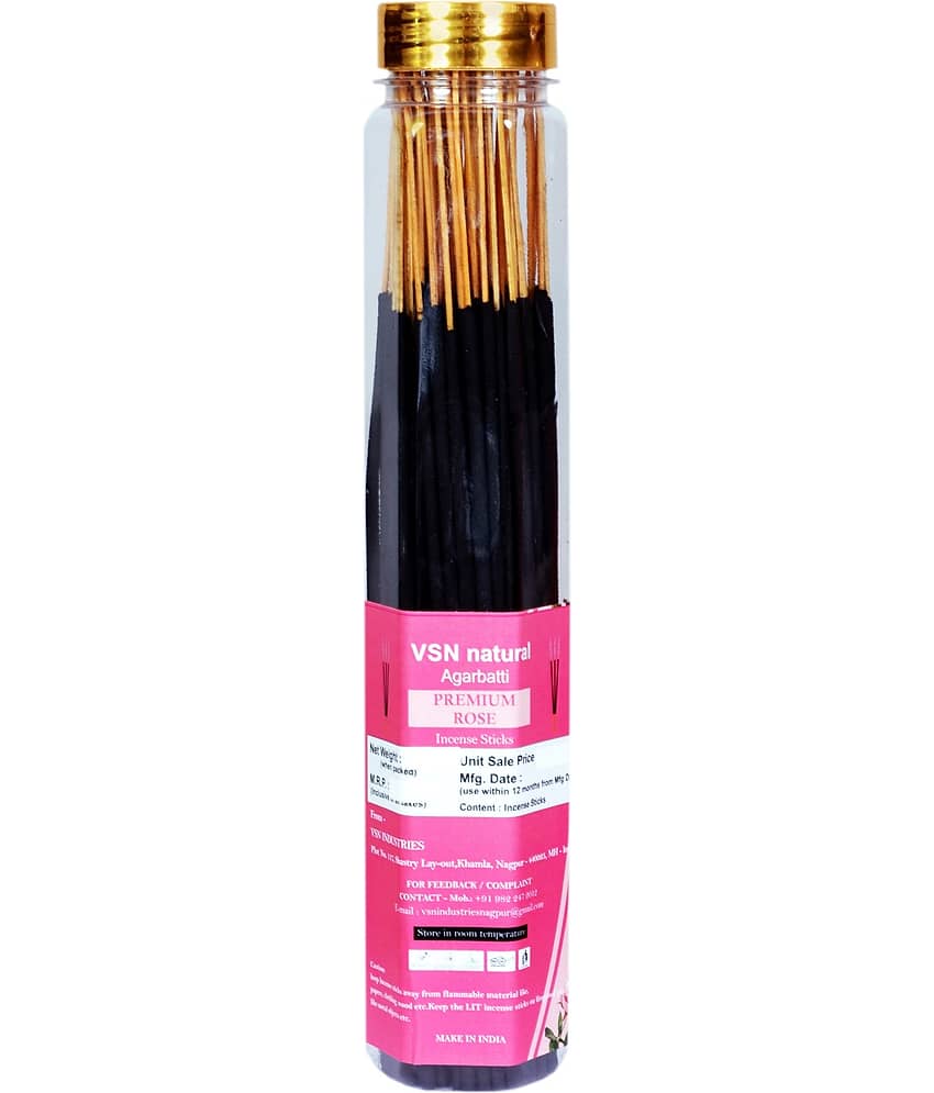 VSN natural Incense Stick Rose 1 gm ( Pack of 1 ) view 2
