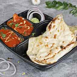 Butter Naan (2 Nos) + Butter Chicken Masala (2 Pcs)
