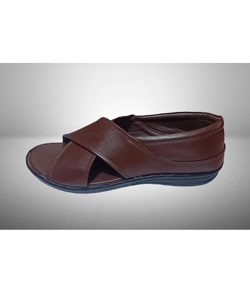 RAGE GAZE - Brown Men's Sandals view 2