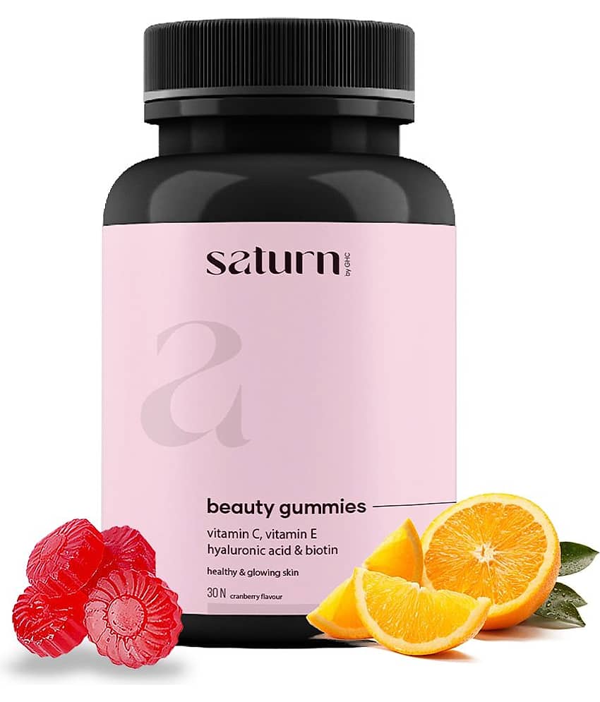 Saturn by GHC Hyaluronic Acid Beauty Gummies for Skin Glow and Radiance (30 No)