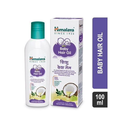 Himalaya Baby Hair Oil, 100 ml Bottle view 2