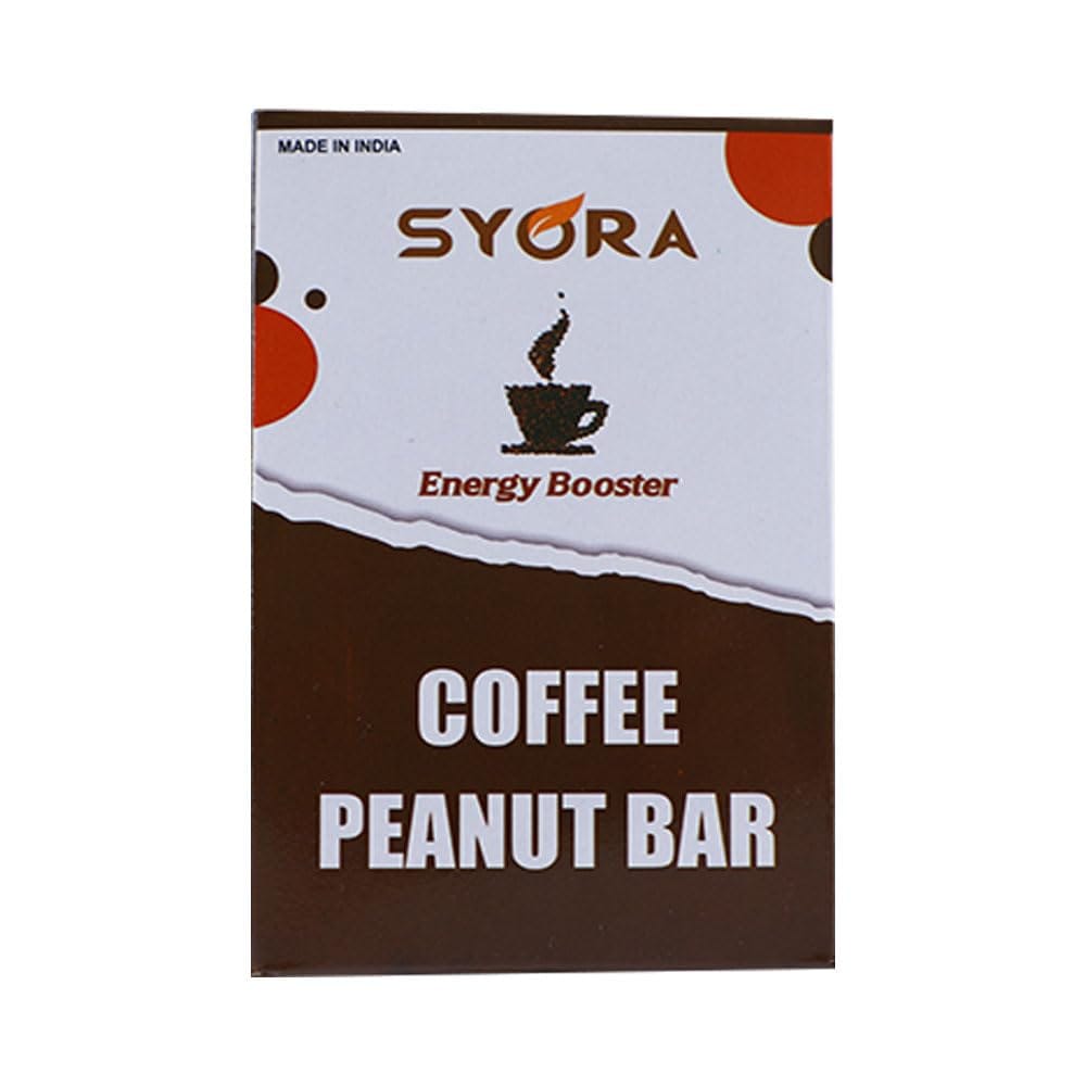 Syora Coffee Peanut Bar Box (12 Pieces) | Nutrition Bar | Protein Bar | Coffee Flavour view 2