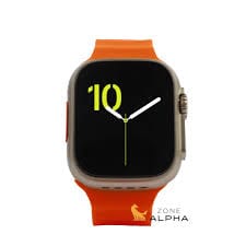 S8 ULTRA WATCH Silicone Band Compatible with smart Watch - Orange
