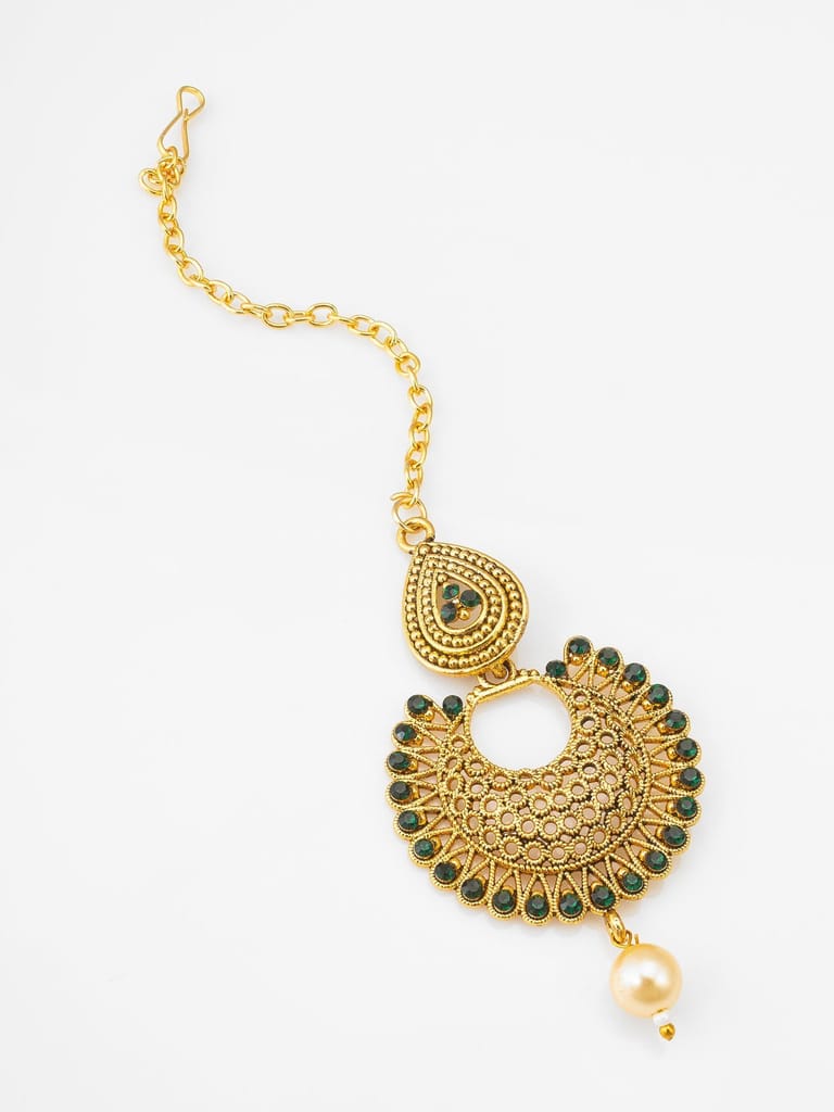 Morison Pearl Drop Mangtikka Sophistication in Every Detail view 2