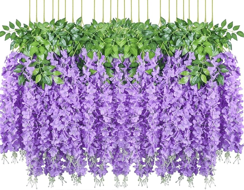 Artificial garlands with bell pack of 4| purple| Size – 16 x 26 Inches | view 2