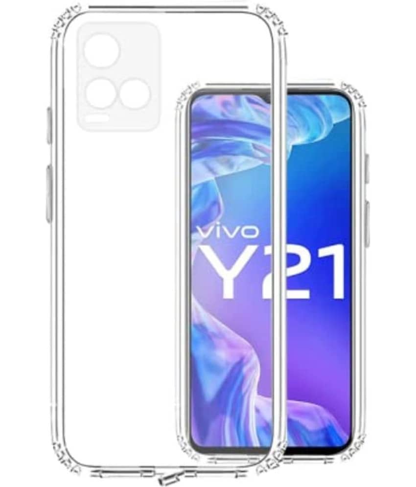 ZAMN - Transparent Silicon Silicon Soft cases Compatible For VIVO Y33S ( Pack of 1 )