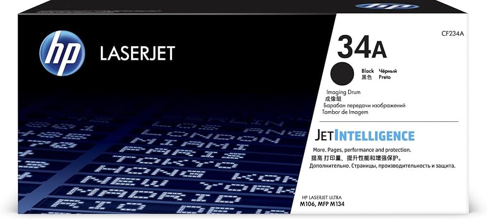 HP 34A Black Original LaserJet Imaging Drum Unit (CF234A) for HP LaserJet Pro M132a, M132fn, M132fw, M132nw Printers view 2