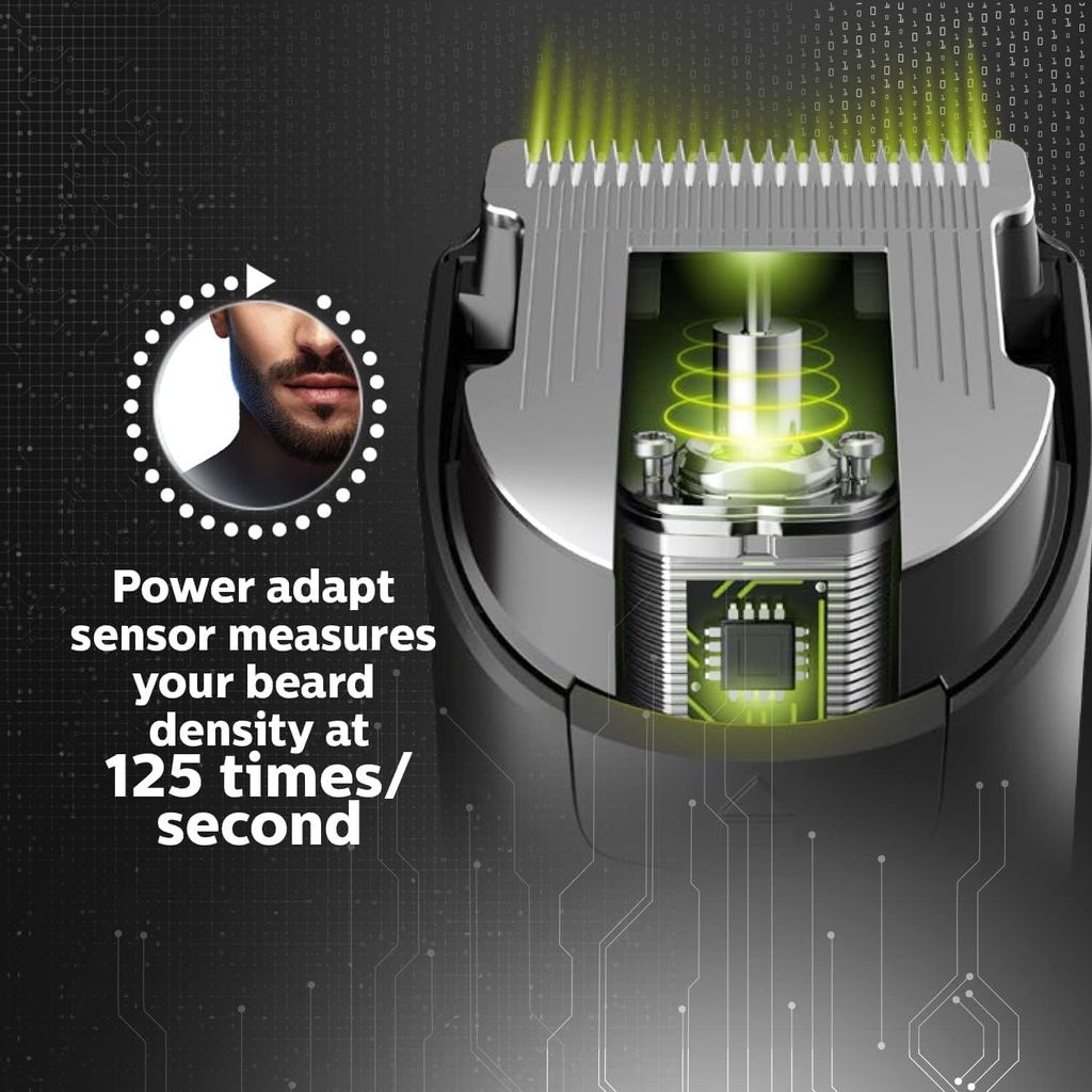 Hair Trimmer for Men Professional | Beard, Body Hair Cutting Machine | Type-C Fast Charging 90 Min Run Time | Adjustable Length | Battery Powered view 2