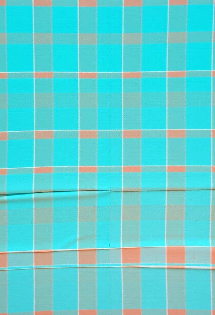 Cotton Checked Towel 2.5ft X 5 ft for Home use (Blue and White)