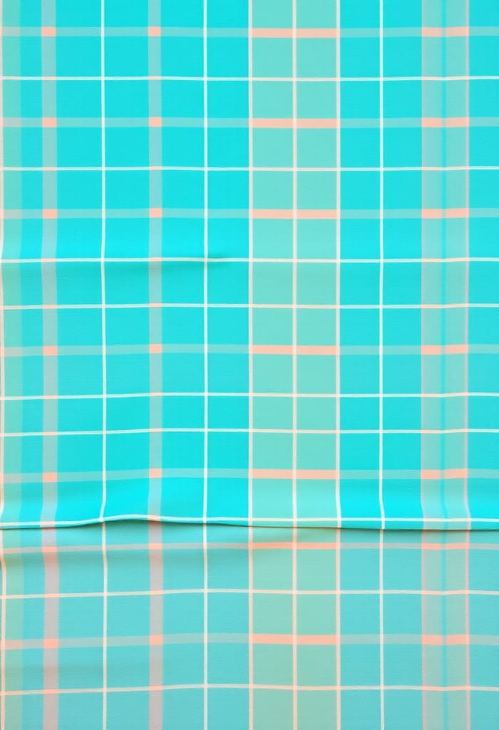 Cotton Checked Towel 2.5ft X 5 ft for Home use (Blue and White) view 2