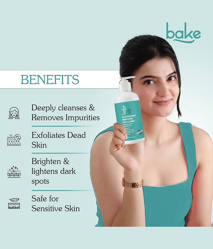 BAKE - Tan Removal Face Wash For All Skin Type ( Pack of 1 ) view 2