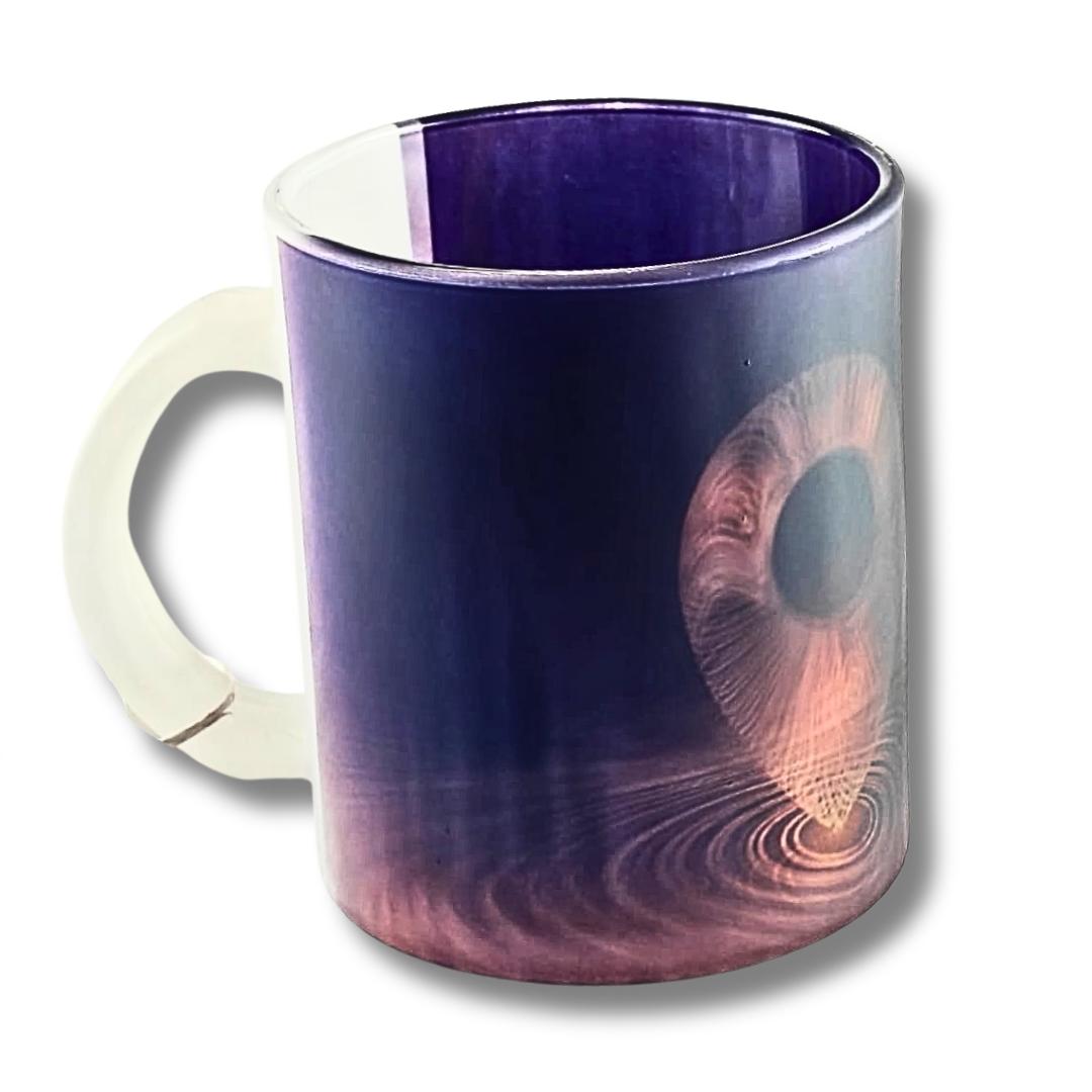 3D Location Symbol Frosted Glass Mug MRP 799
