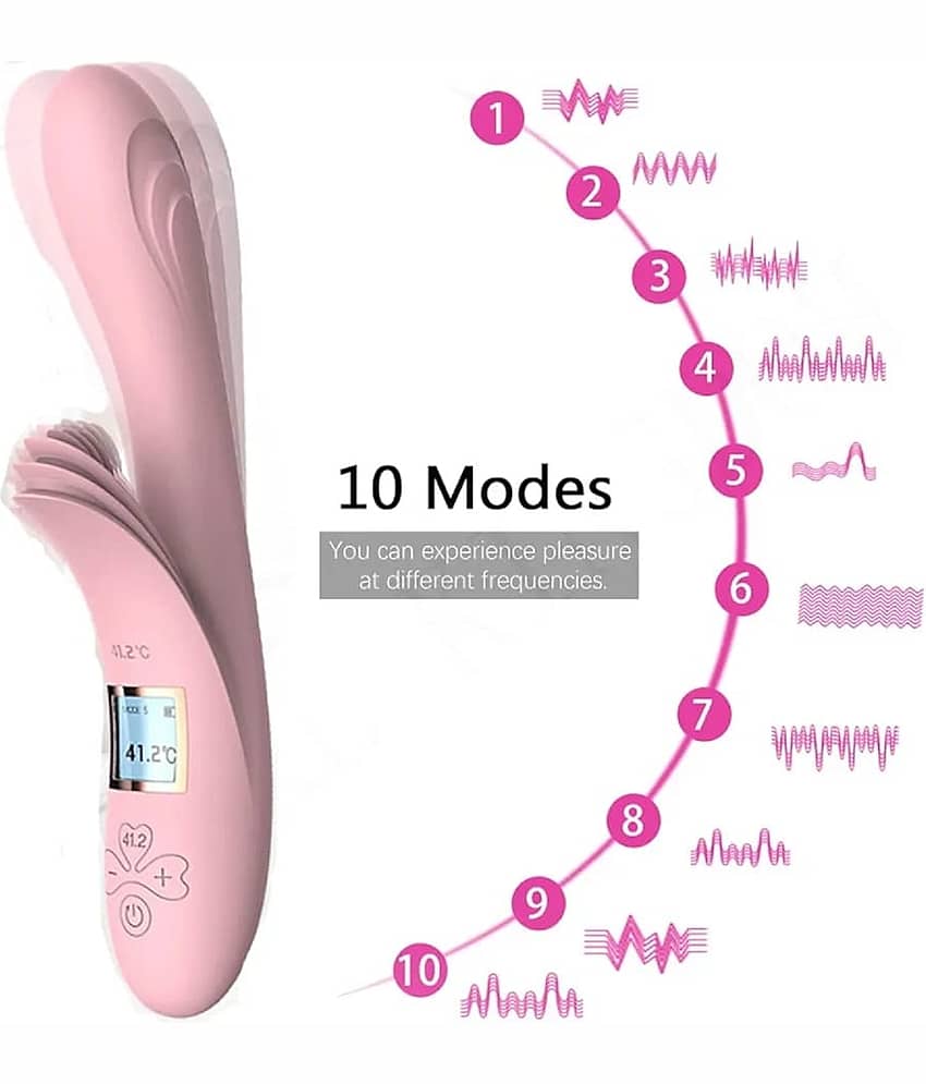 Vibrations Led Heating Portable Manual Massager