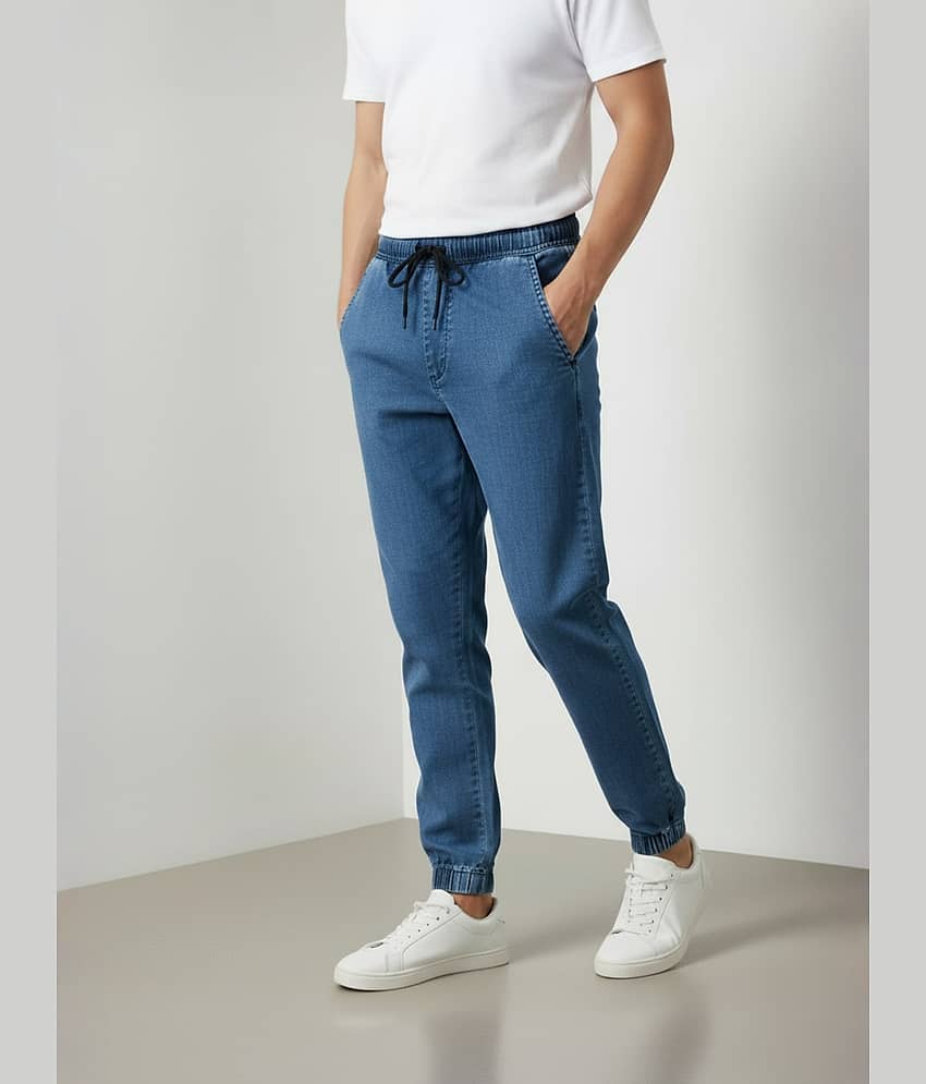 plounge Regular Fit Clean Look Men's Jeans - Blue ( Pack of 1 ) view 2