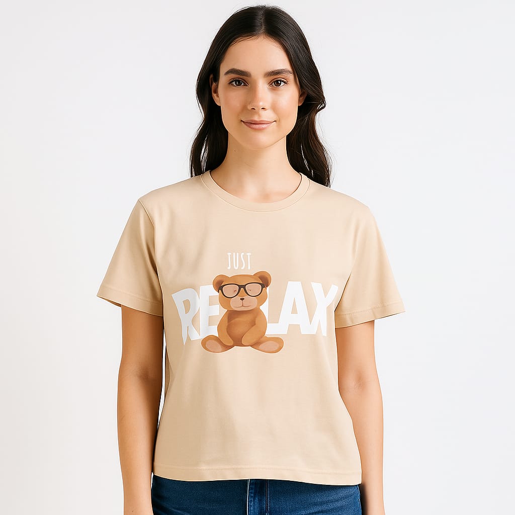 ORGANIC COTTON UV-PROTECTED REGULAR ROUND NECTK T-SHIRT