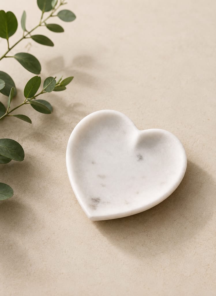 The Shape of Love: Marble Trinket Tray