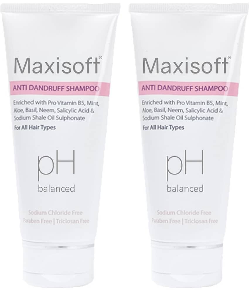 MAXISOFT - Anti Dandruff Shampoo 200 mL ( Pack of 2 )