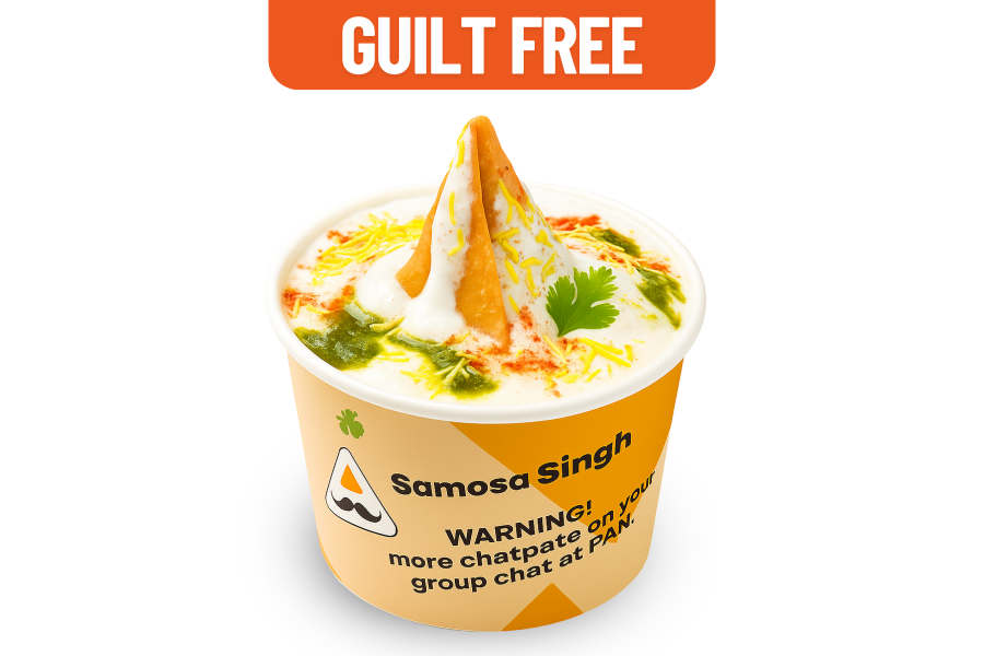 Dahi samosa chaat