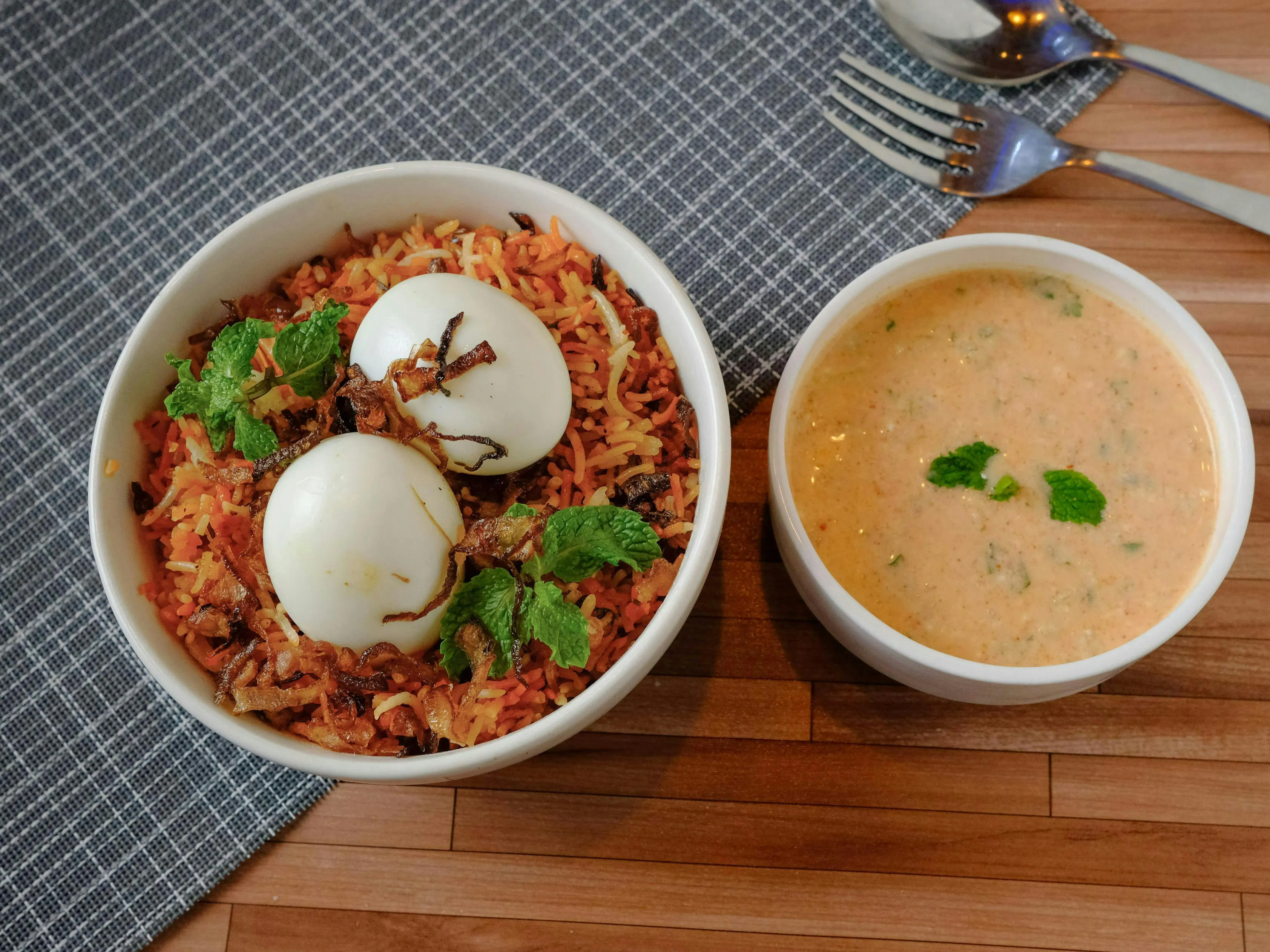 Egg biriyani rice