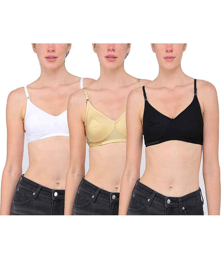 Tkeshto Cotton Everyday Bra - Multi Color view 2