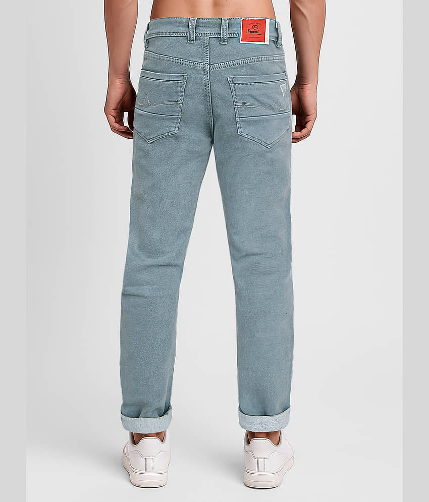 plounge Slim Fit Dyed Men's Jeans - Grey ( Pack of 1 ) view 2