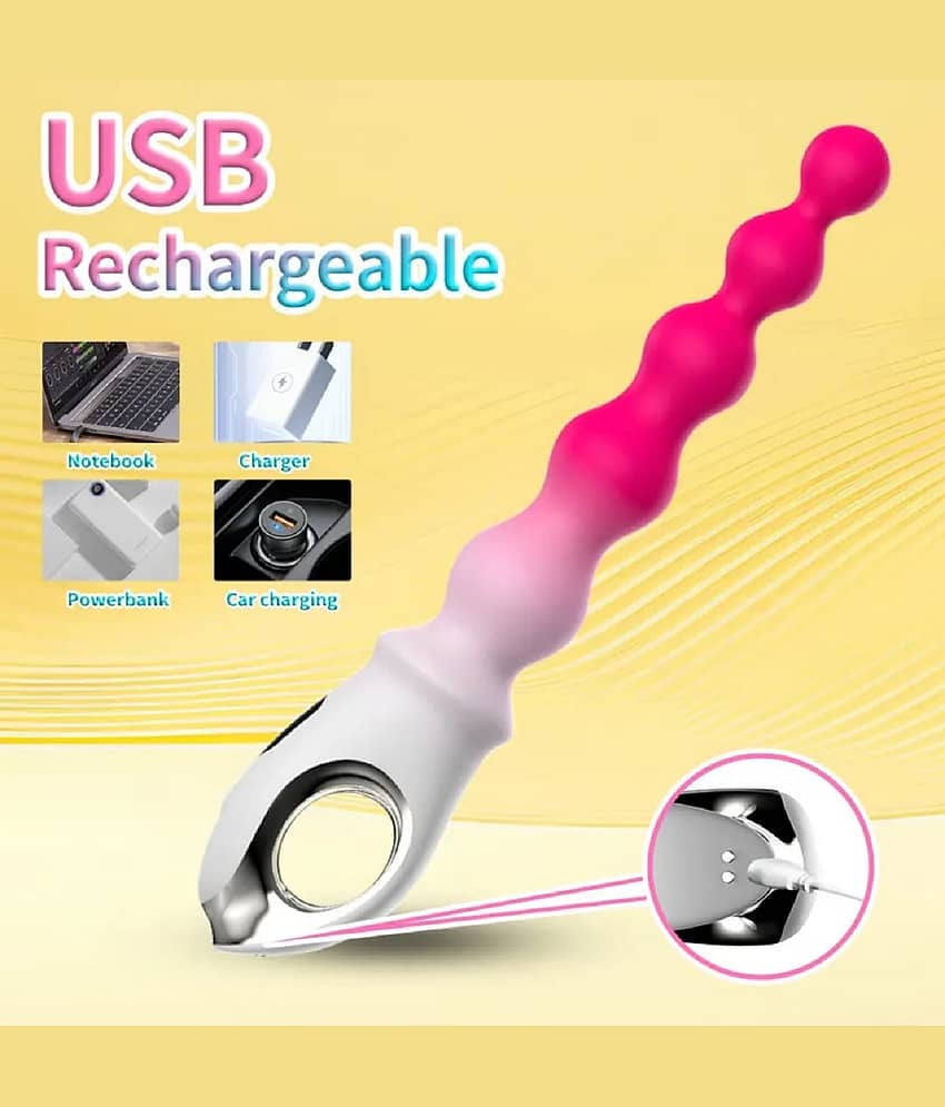 Vibrations Usb Led Beads Portable Manual Massager
