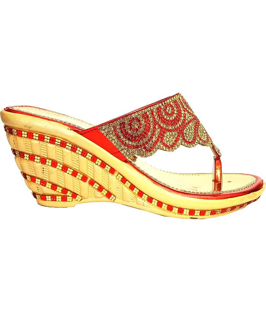 Racecourse - Red Women's Slip On Heels view 2