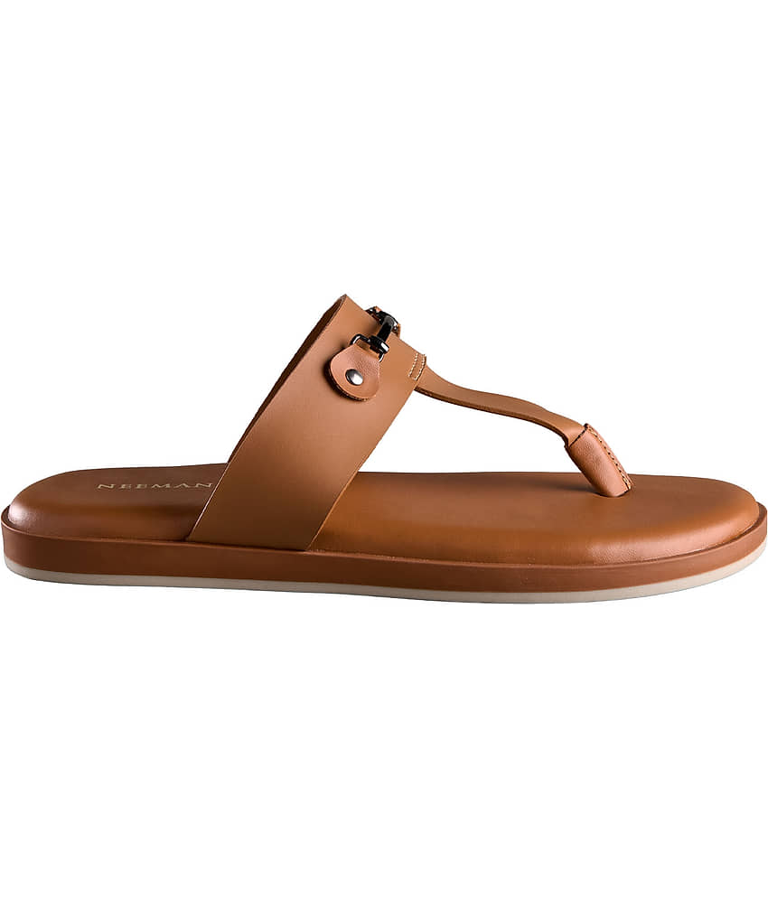 Neemans Luxe Flips Beige Men's Thong Flip Flop view 2