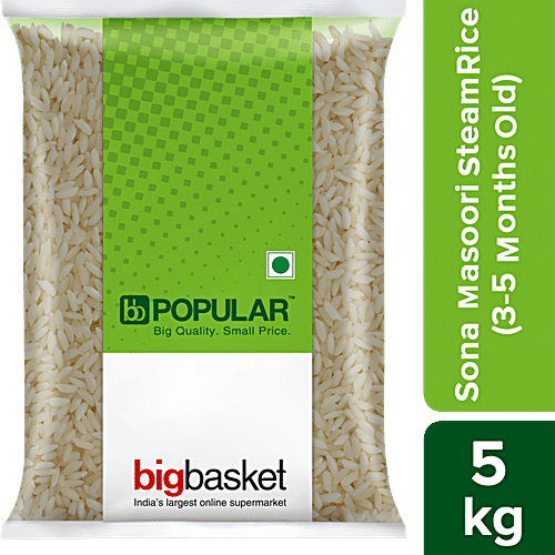 Adishwar Sona Masoori Old Steam Rice Popular 5Kg
