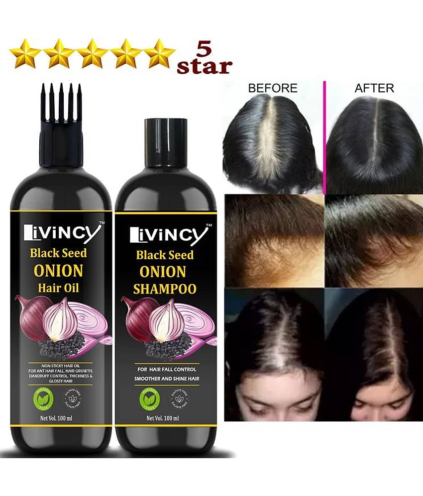 Onion oil and onion shampoo combo kit