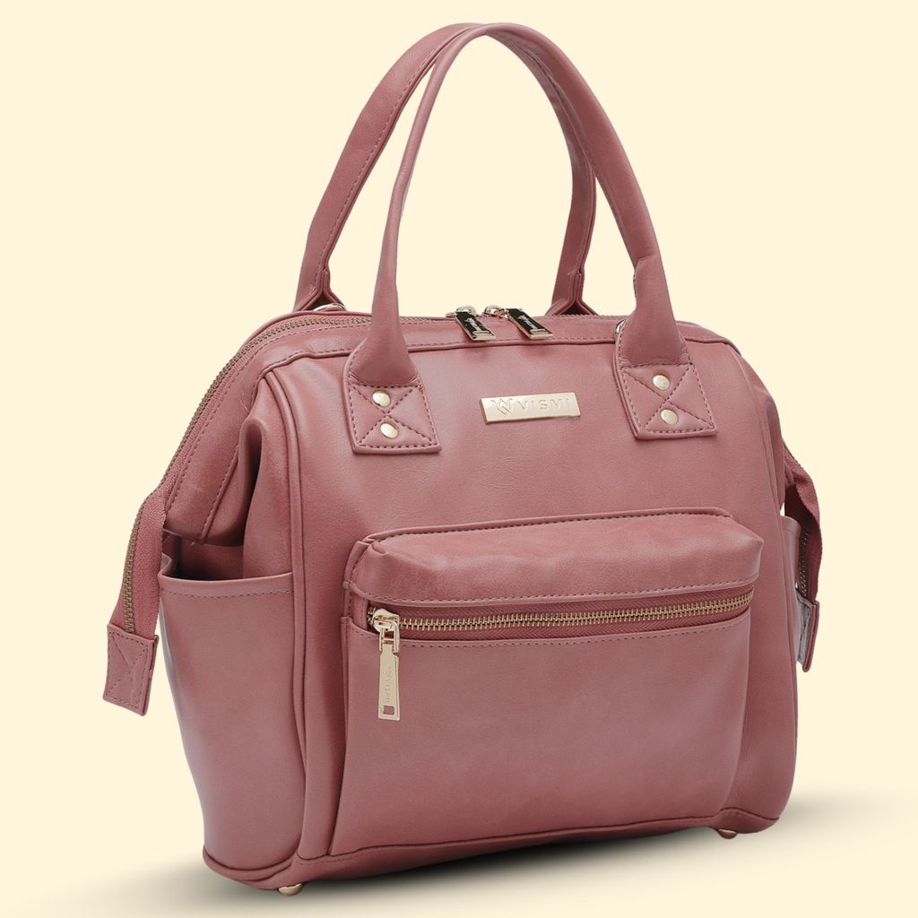 Women Handbag Pu Leather Crossbody Sling Bag Stylish Office Bag Lightweight Water Resistant Satchel Shoulder Bag With Detachable Strap view 2