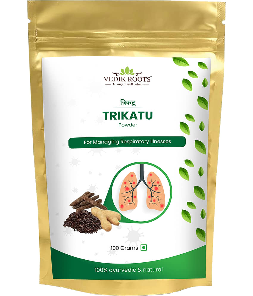 Vedikroots Trikatu Powder for Immunity and Digestive Strength 100 gm (Pack of 1)