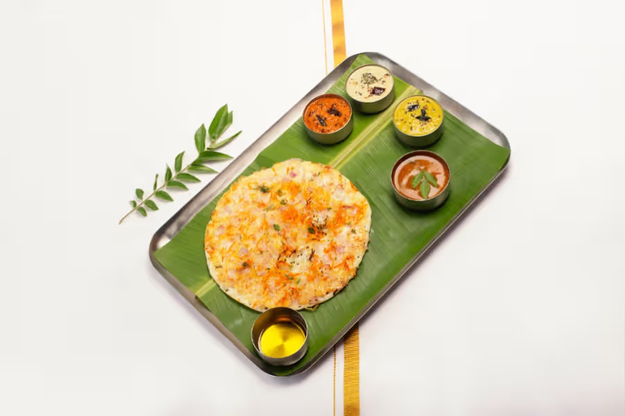 Ghee Onion Uttapam