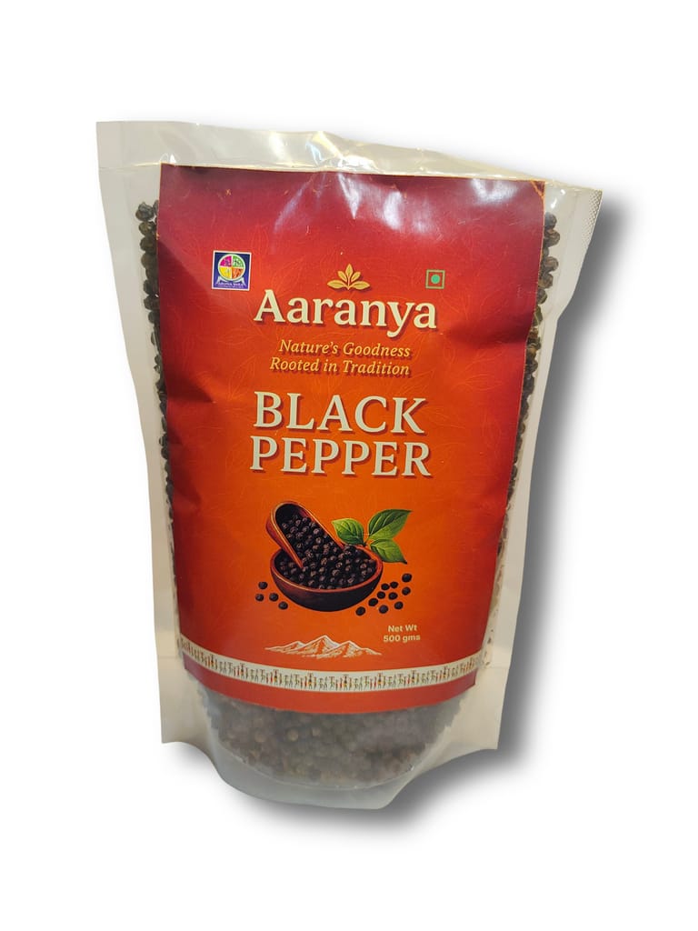Aaranya Premium Black Pepper – Whole Peppercorns