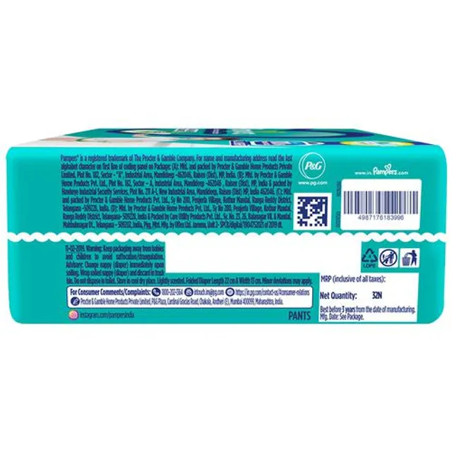Pampers Diaper Pants XL 32 Pcs view 2