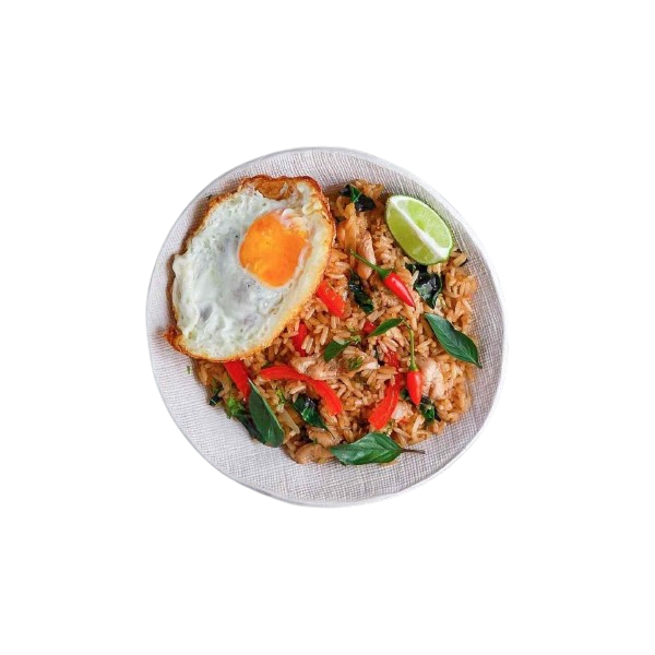 Chicken Basil Fried Rice