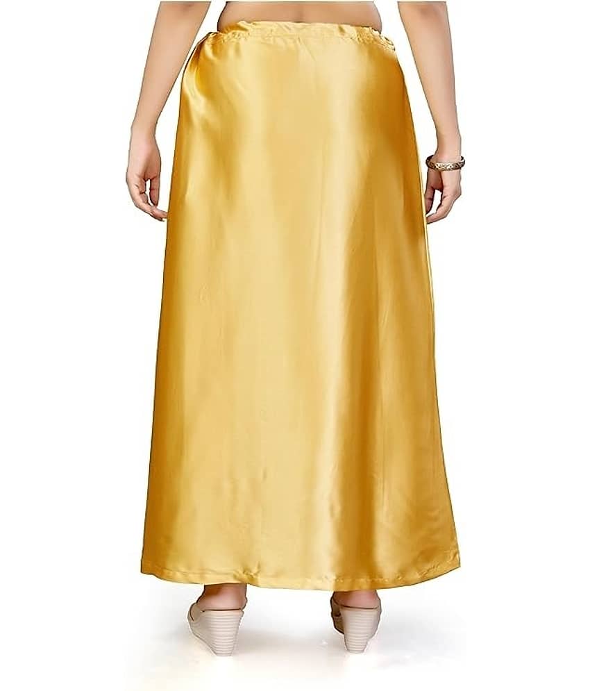 JTG enterprises Satin Petticoat ( Gold , ) view 2