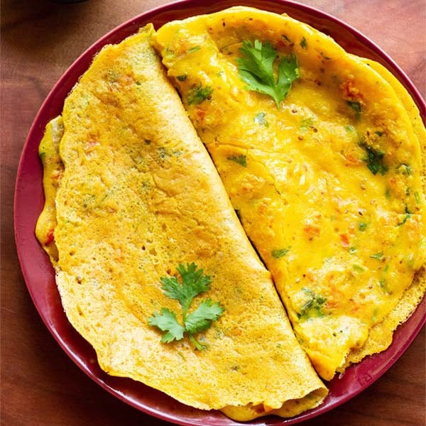 Besan chilla (2pcs)