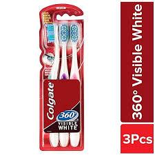 COLGATE T BRUSH VISIBLE WHITE 3 U