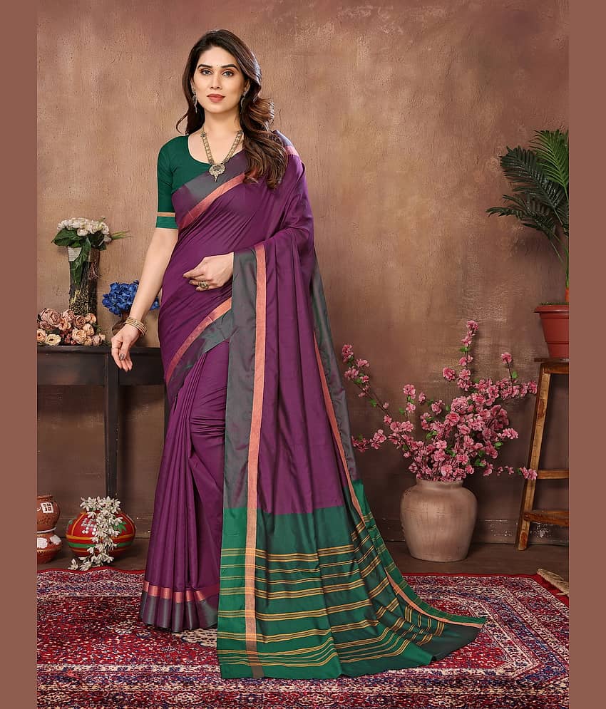 NightBlue Banarasi Silk Woven Saree With Unstitched Blouse Piece ( Grey )