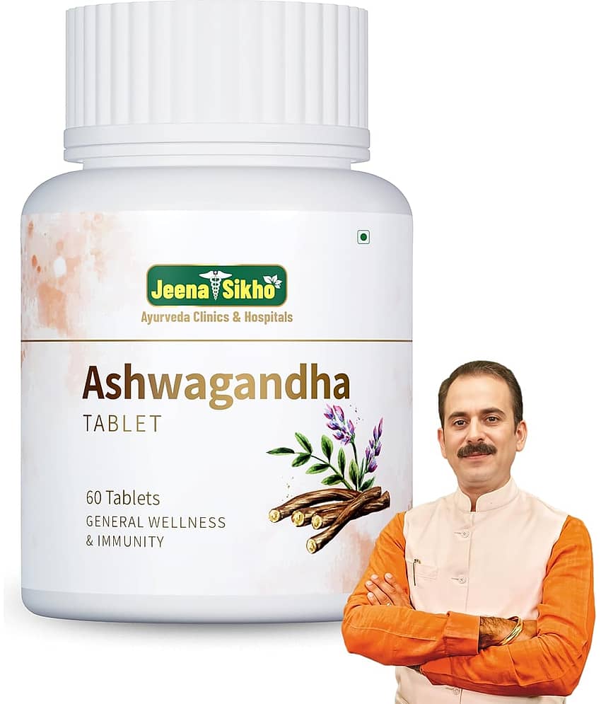Jeena Sikho Ashwagandha Tablets | Increases Strength & Energy, 60 Tablets